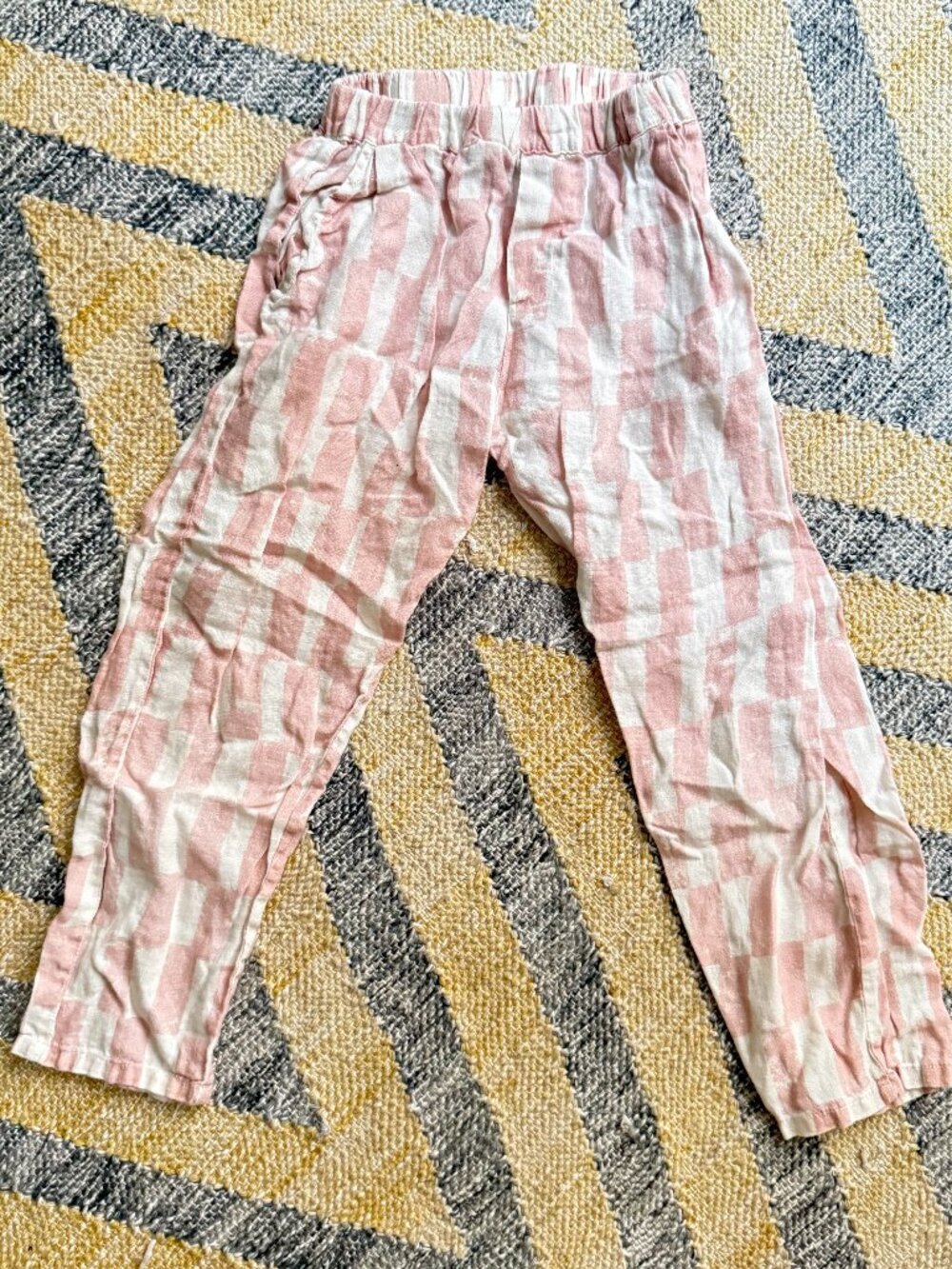 Mon Coeur Linen Girl's Pants Size 6